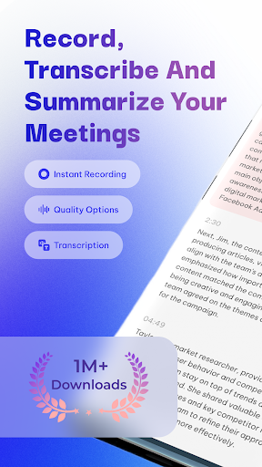 AI transcription and meeting summaries