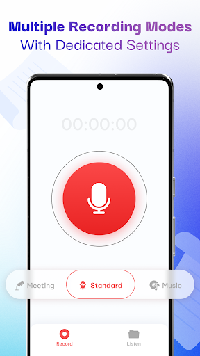 Voice Recorder recording modes